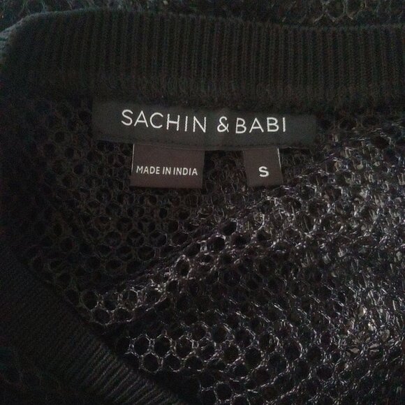 Sachin & Babi Netted Nights Silk Threaded IKAT Design Beachy Resort Designer S - Picture 10 of 10